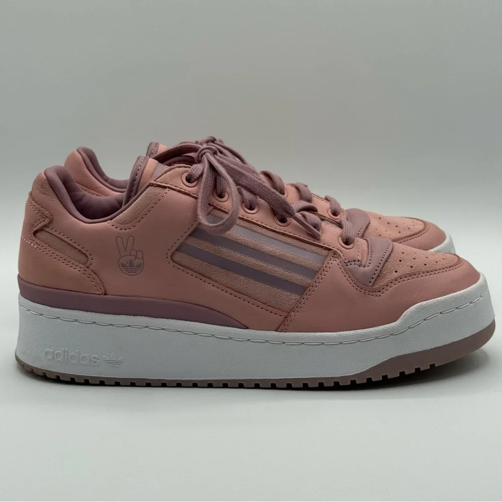 Adidas Forum Low Pink Suede Womens Sneakers Size 10